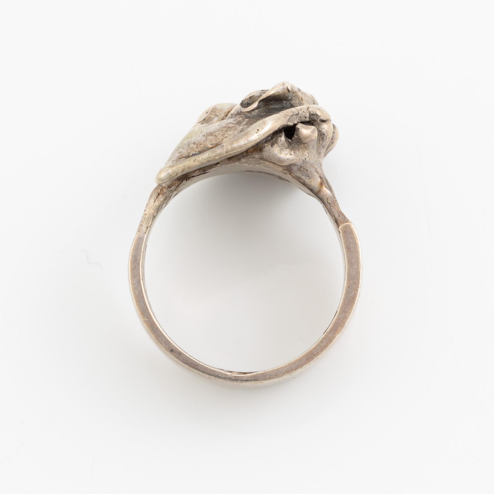 Olle Ohlsson, ring, silver.