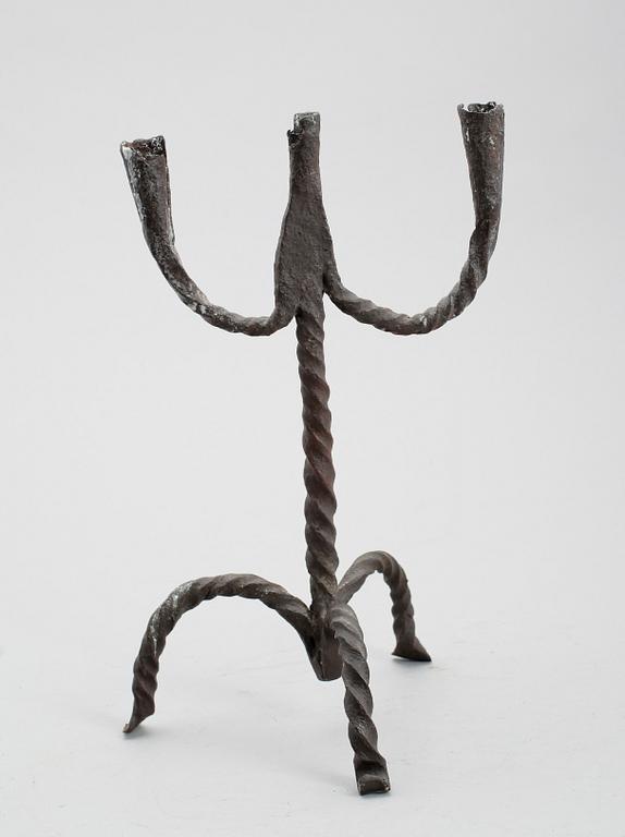 LJUSSTAKE, smide, södra Sverige, 1700-tal.