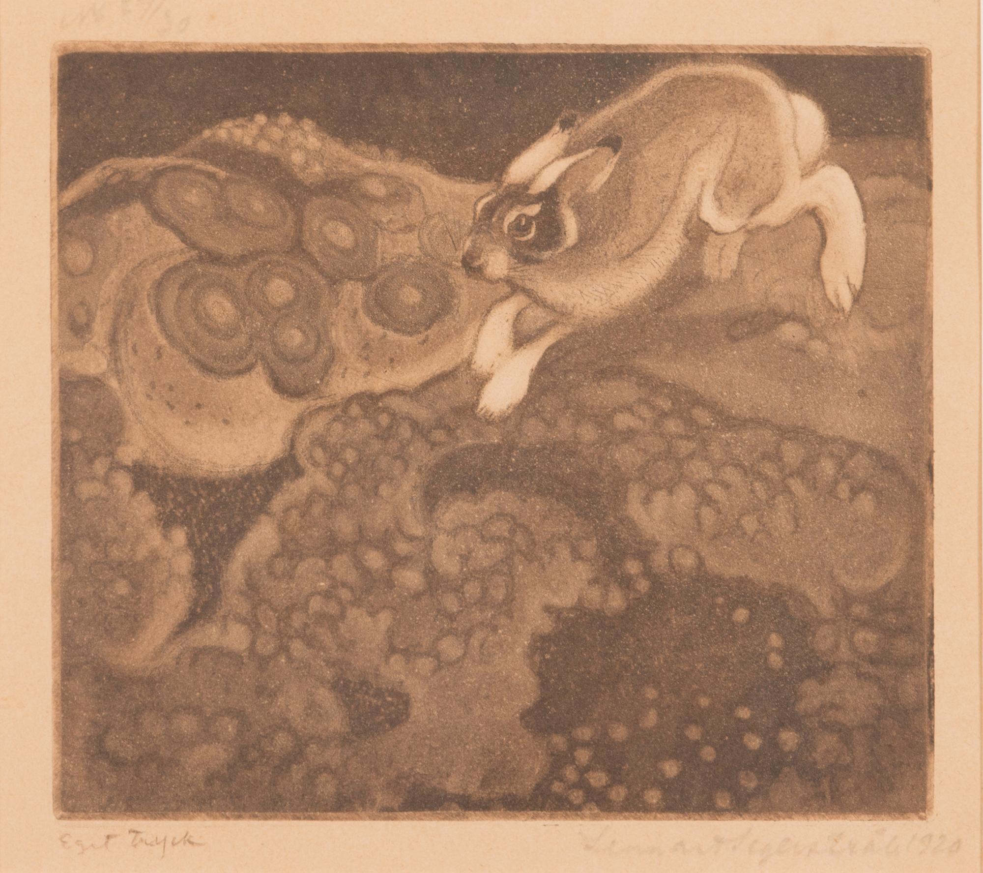 LENNART SEGERSTRÅLE, etching, signed and dated 1920, marked "Eget tryck".