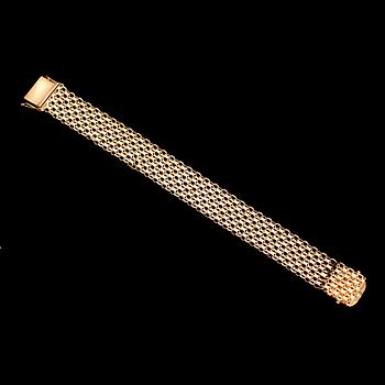 ARMBAND, 18k guld, Sverige, 1965. Vikt ca26g.
