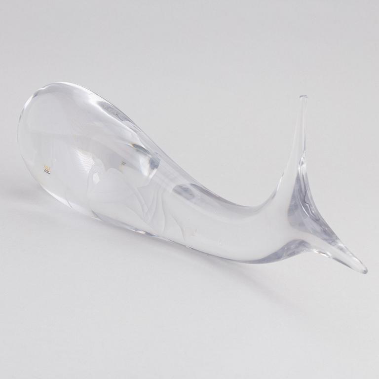 Vicke Lindstrand, a signed glass sculpture from Kosta.