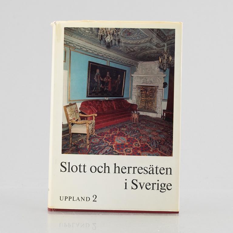 Bokverk, "Svenska slott och herresäten", 18 volymer, Allhems Förlag, Malmö, 1966-1971.