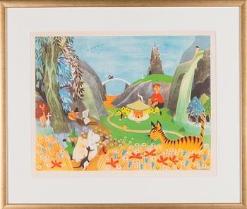 Tove Jansson, juliste, ”Karusellijuhla".