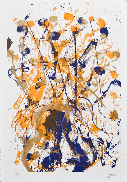 FERNANDEZ ARMAN, färgserigrafi, signerad och numrerad 93/150.