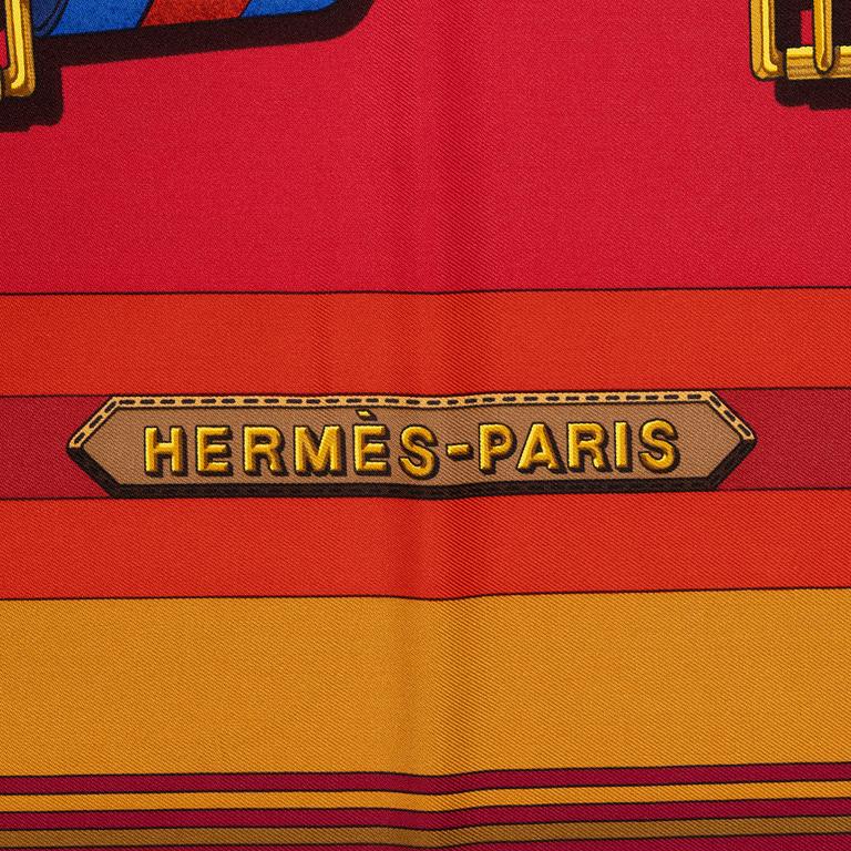 Hermès, scarf, "Sangles".
