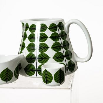 Stig Lindberg, servis, 81 delar, flintgods, "Berså", Gustavsberg.