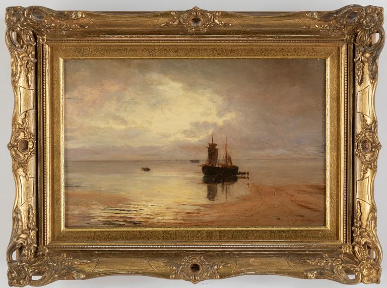 UNKNOWN ARTIST, 19th Century, oil on canvas, signed.