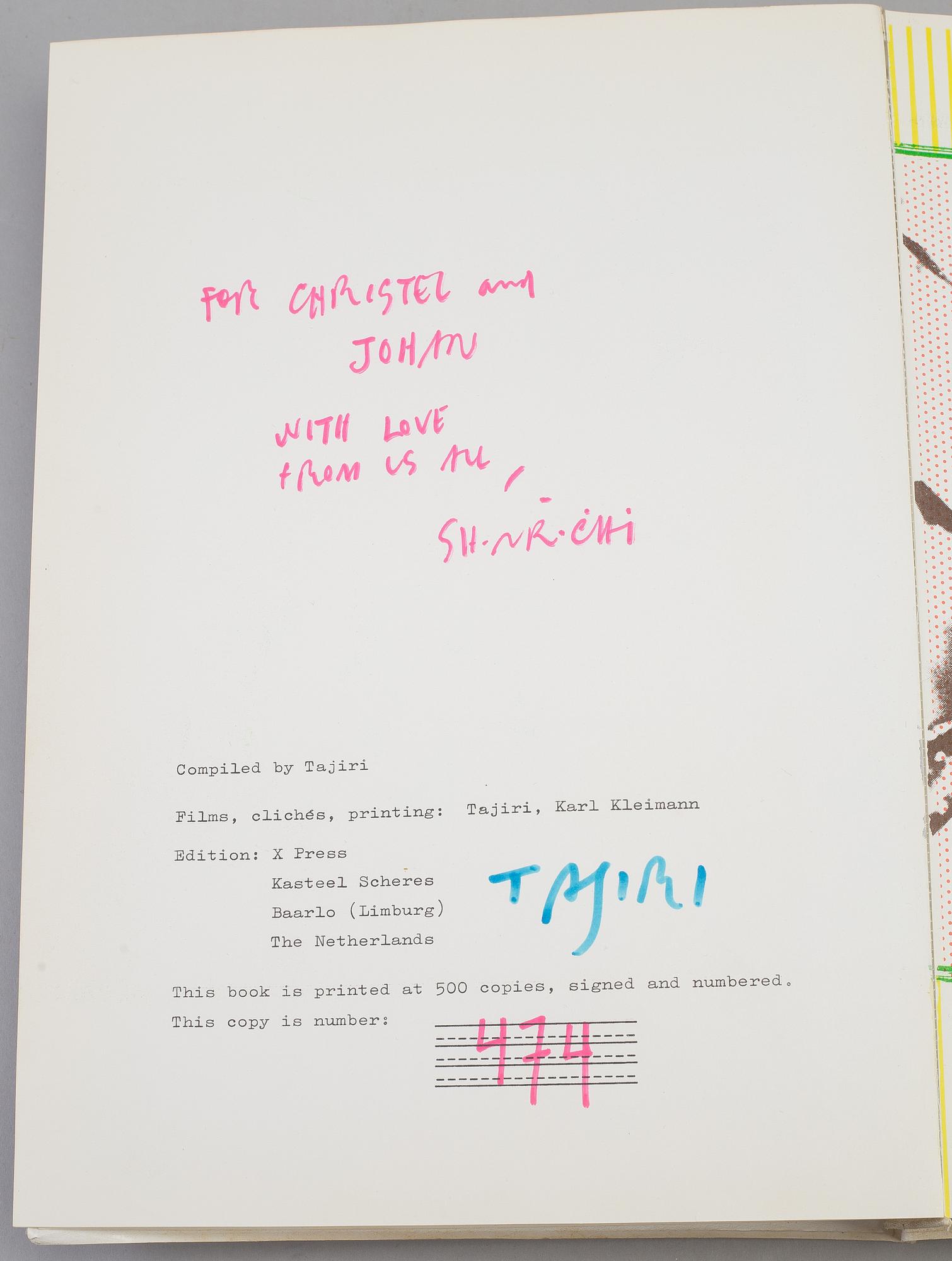 BÖCKER, två volymer, 1972 documenta 5 samt ferdi.