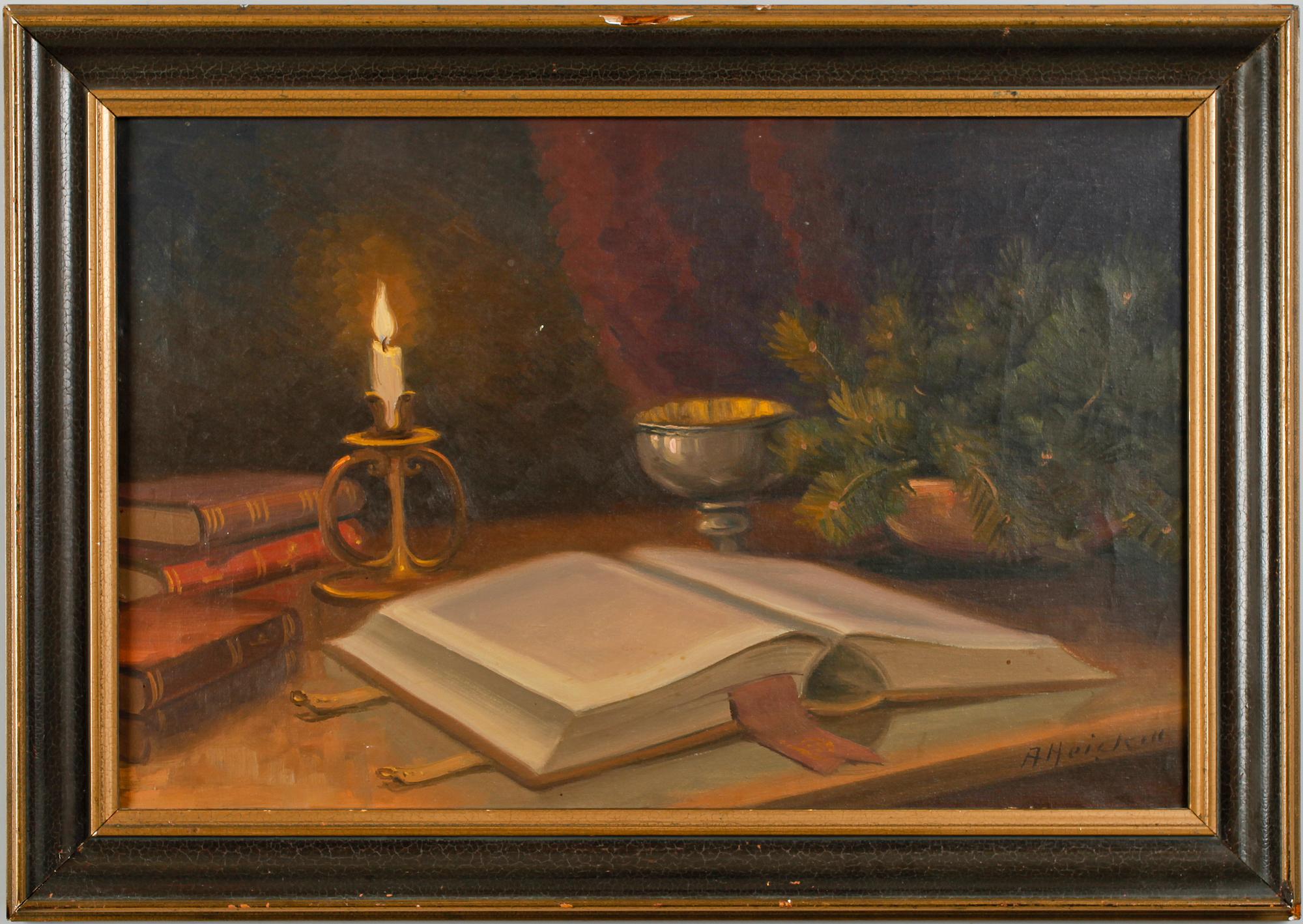 ARTHUR HEICKELL, olja på duk, signerad.