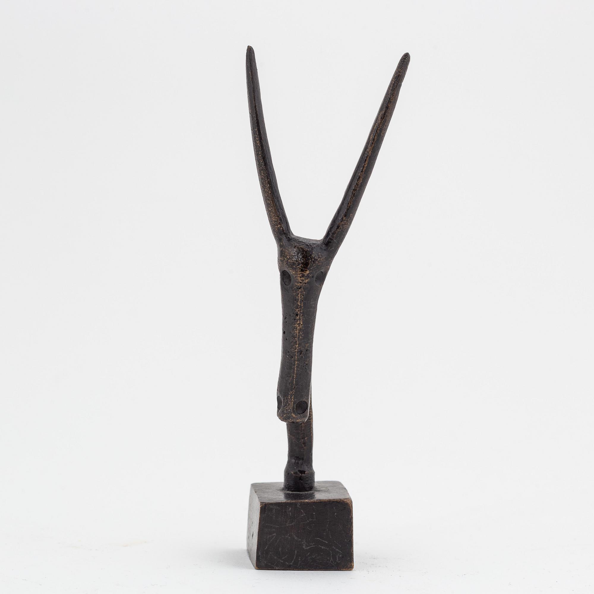 KG Bejemark, skulptur, brons, signerad 12/25.