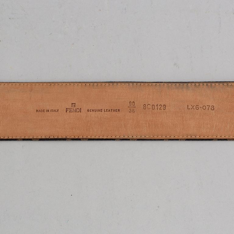 FENDI, skärp, storlek 90.