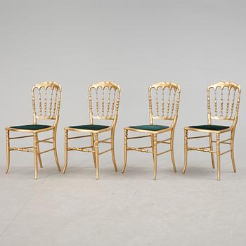 SOFFGRUPP, 5 delar, "Chiavari", tidigt 1900-tal.