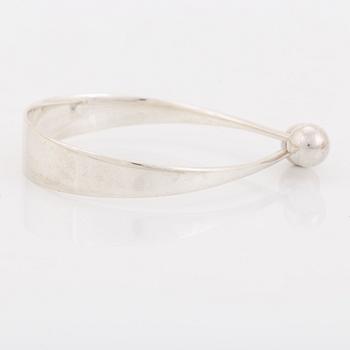 Hans Hansen, silver bangle, Denmark.
