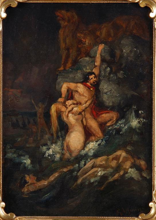 ARSENIUS, GEORG. Olja på duk. Sign.