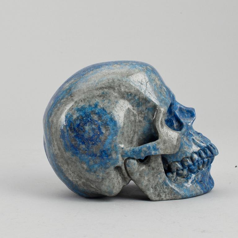 BREVPRESS, lapis lazuli, troligen Kina, 1900-tal.