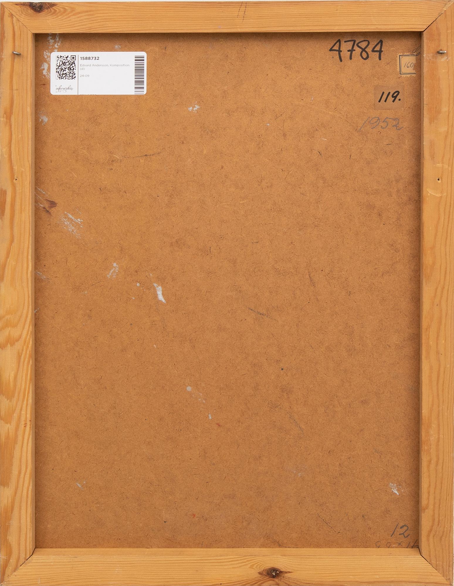 Edvard Andersson, Komposition.