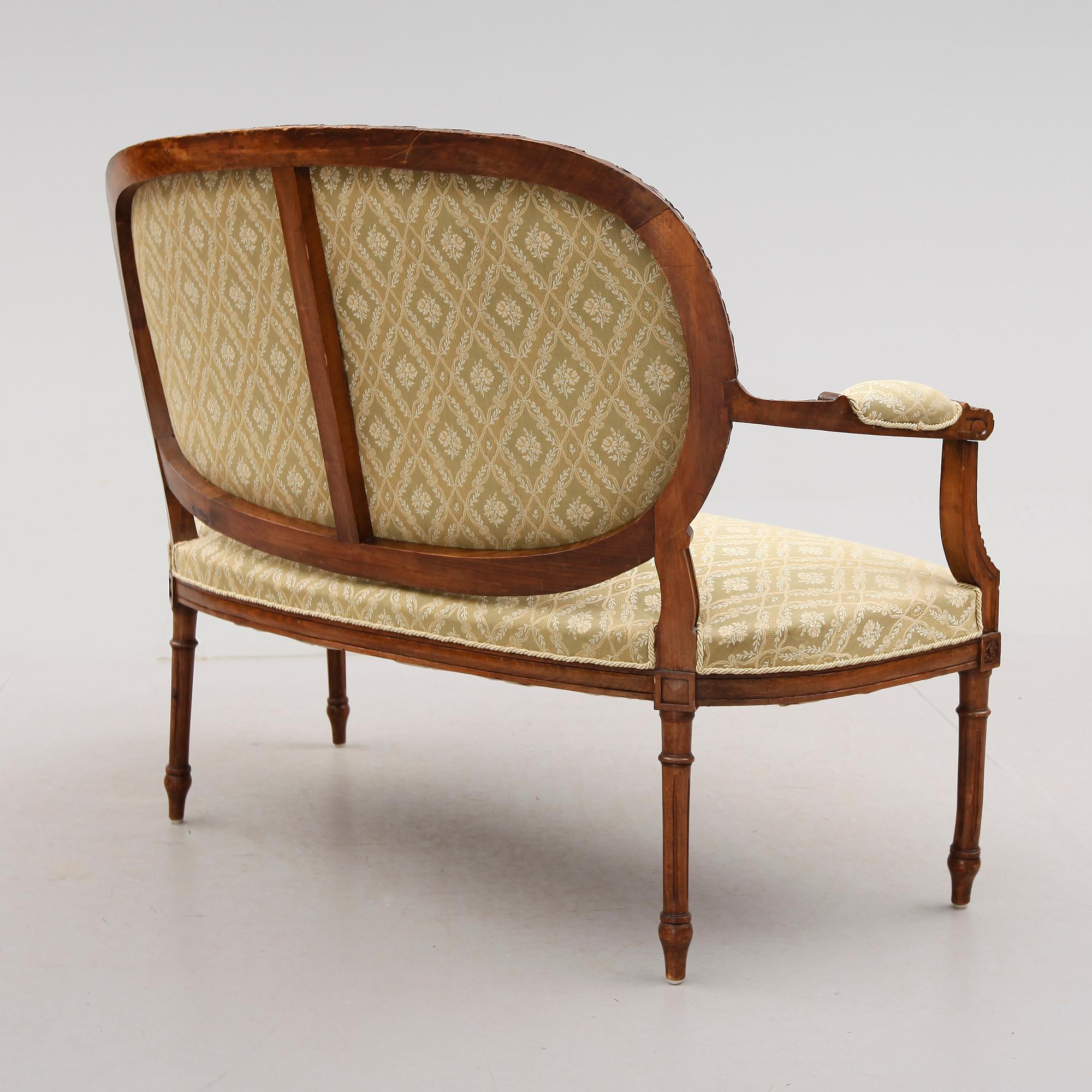SOFFA, gustaviansk stil, 1900-talets början.