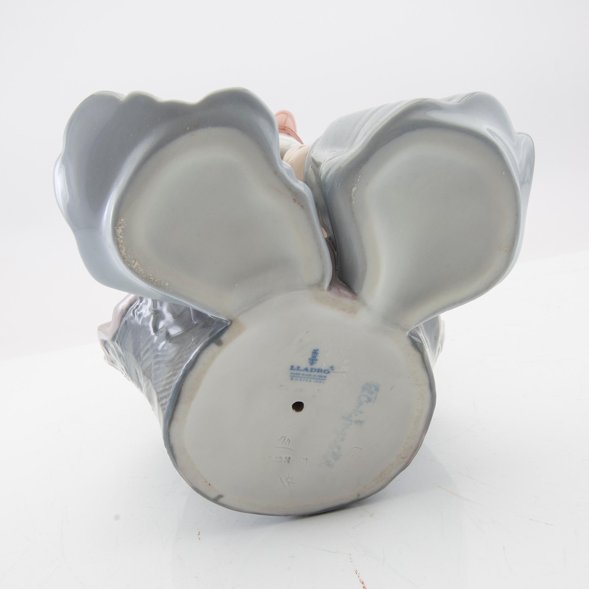 Figurin Lladro porslin 1900-talets andra hälft.