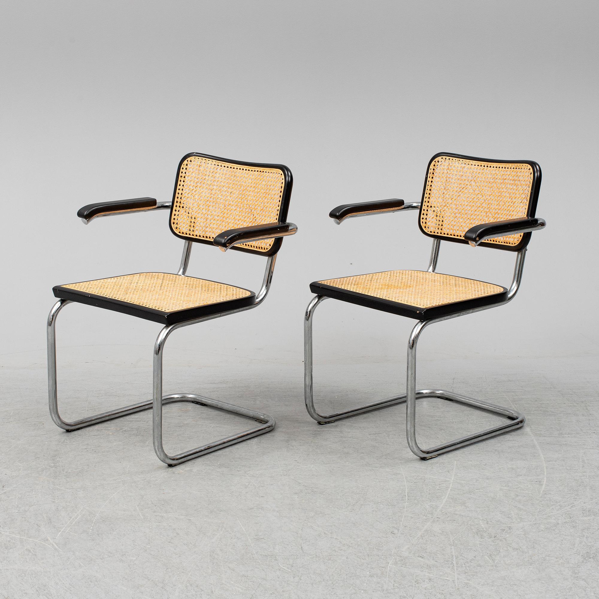 KARMSTOLAR, 6 st, Thonet, sent 1900-tal.