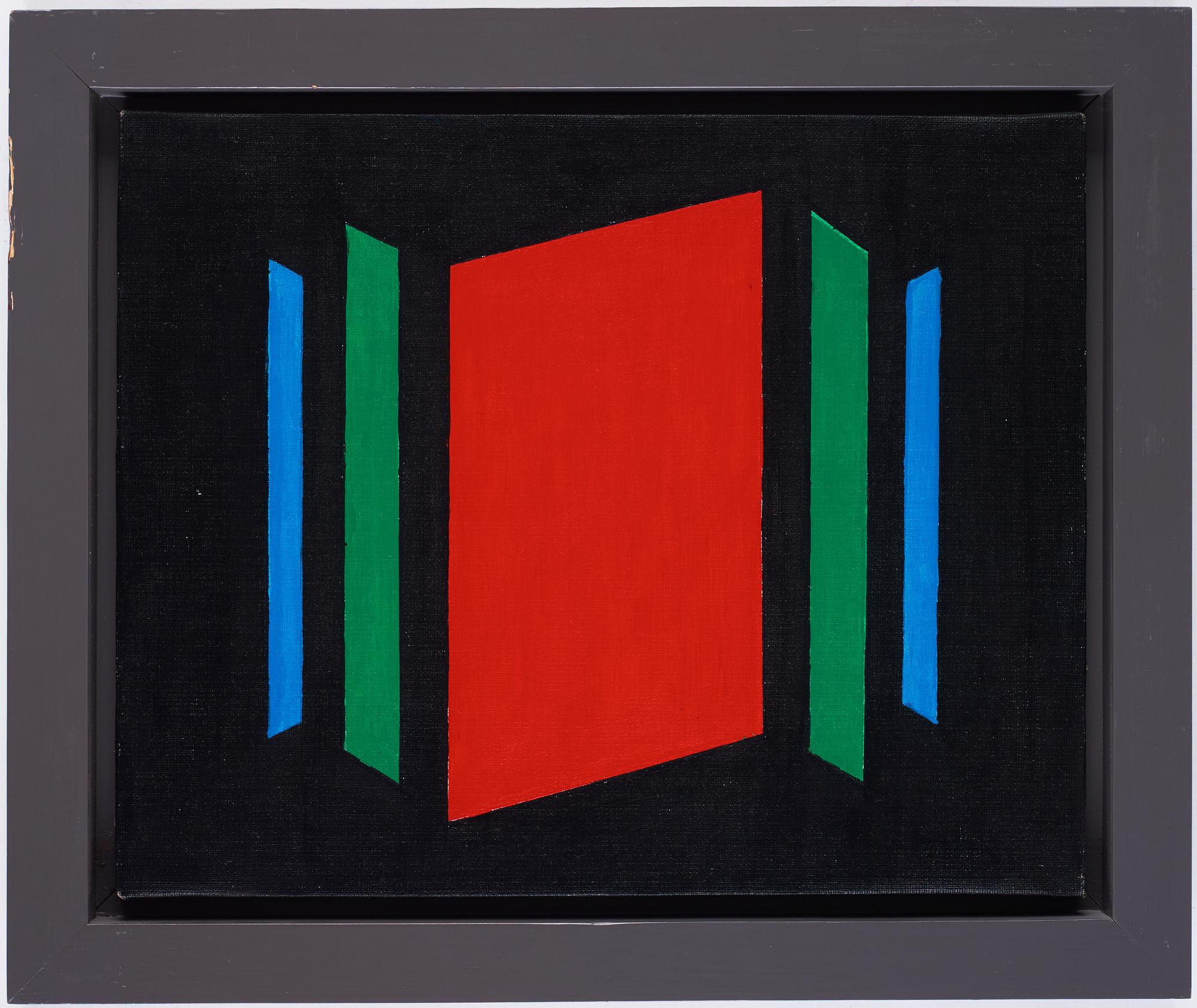 ERIC H OLSON, acrylic on canvas, signed verso.