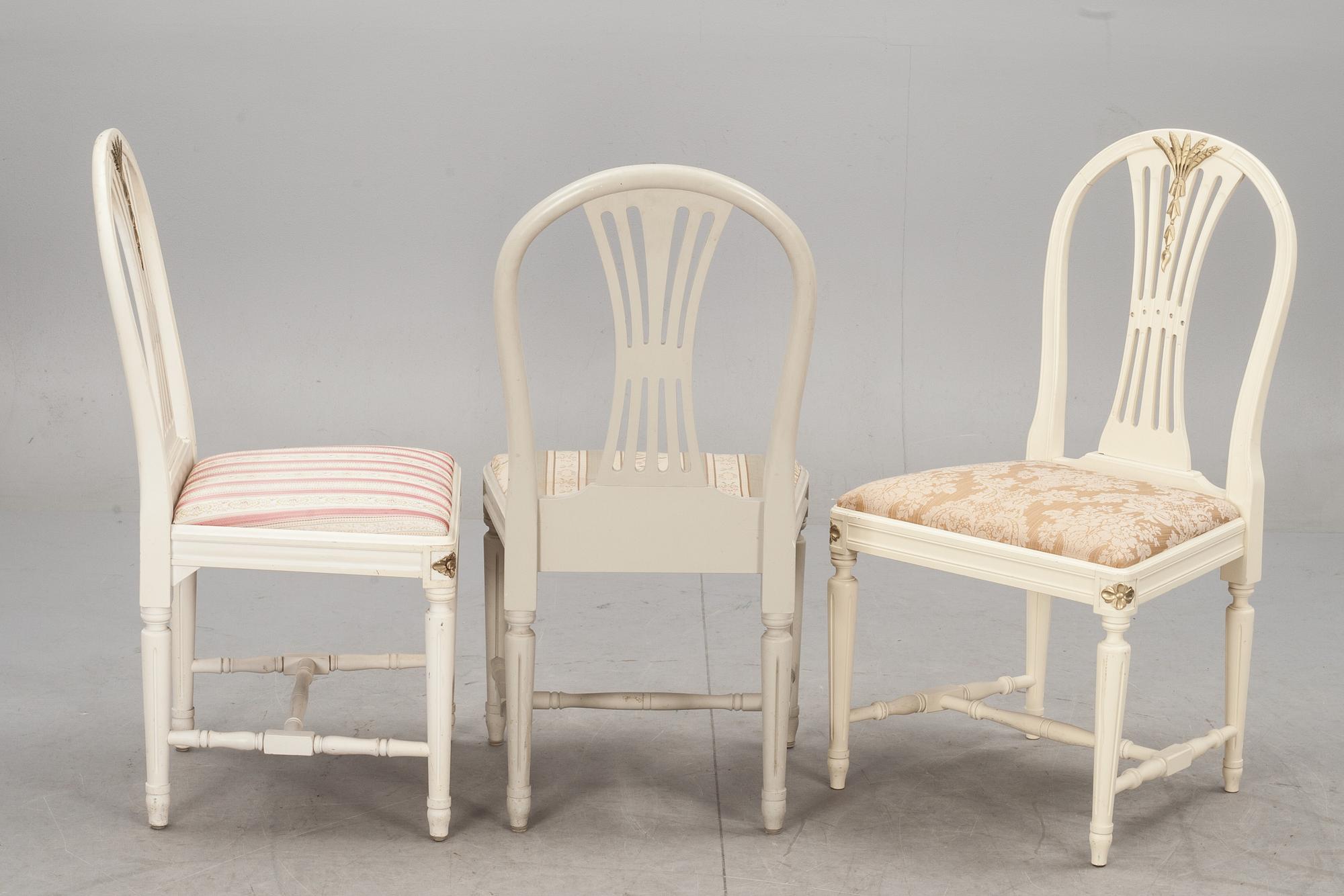 STOLAR, 12 snarlika. Gustaviansk stil, 1900/2000-tal.