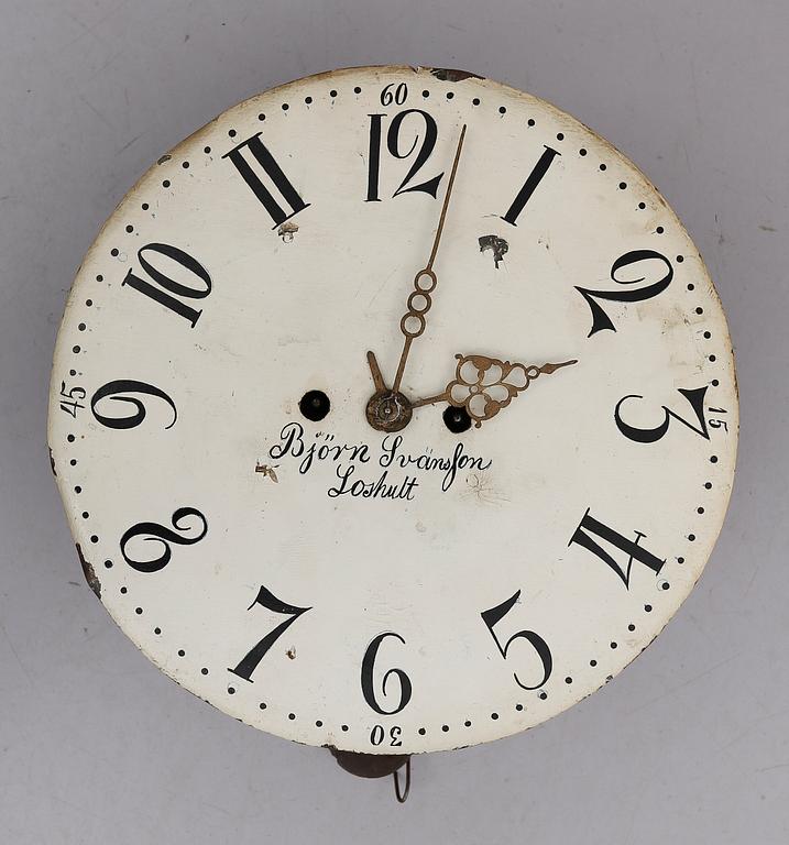 KLOCKSKÅP, 1800-talets första hälft.