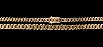 HALSKEDJA, guld 14k, 1900-tal. Vikt ca 15 gram.