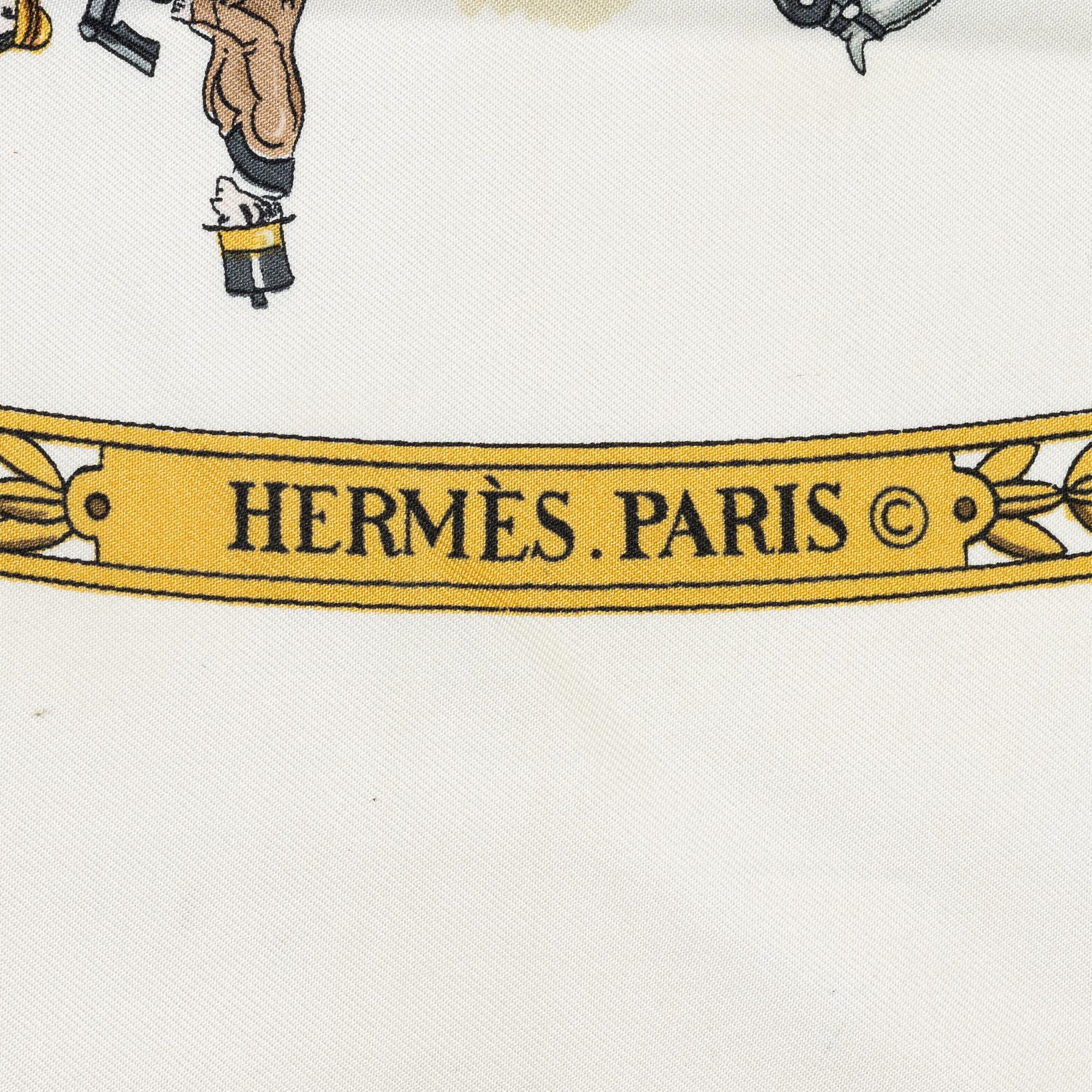 Hermès, scarf, "La Promenade de Longchamps".