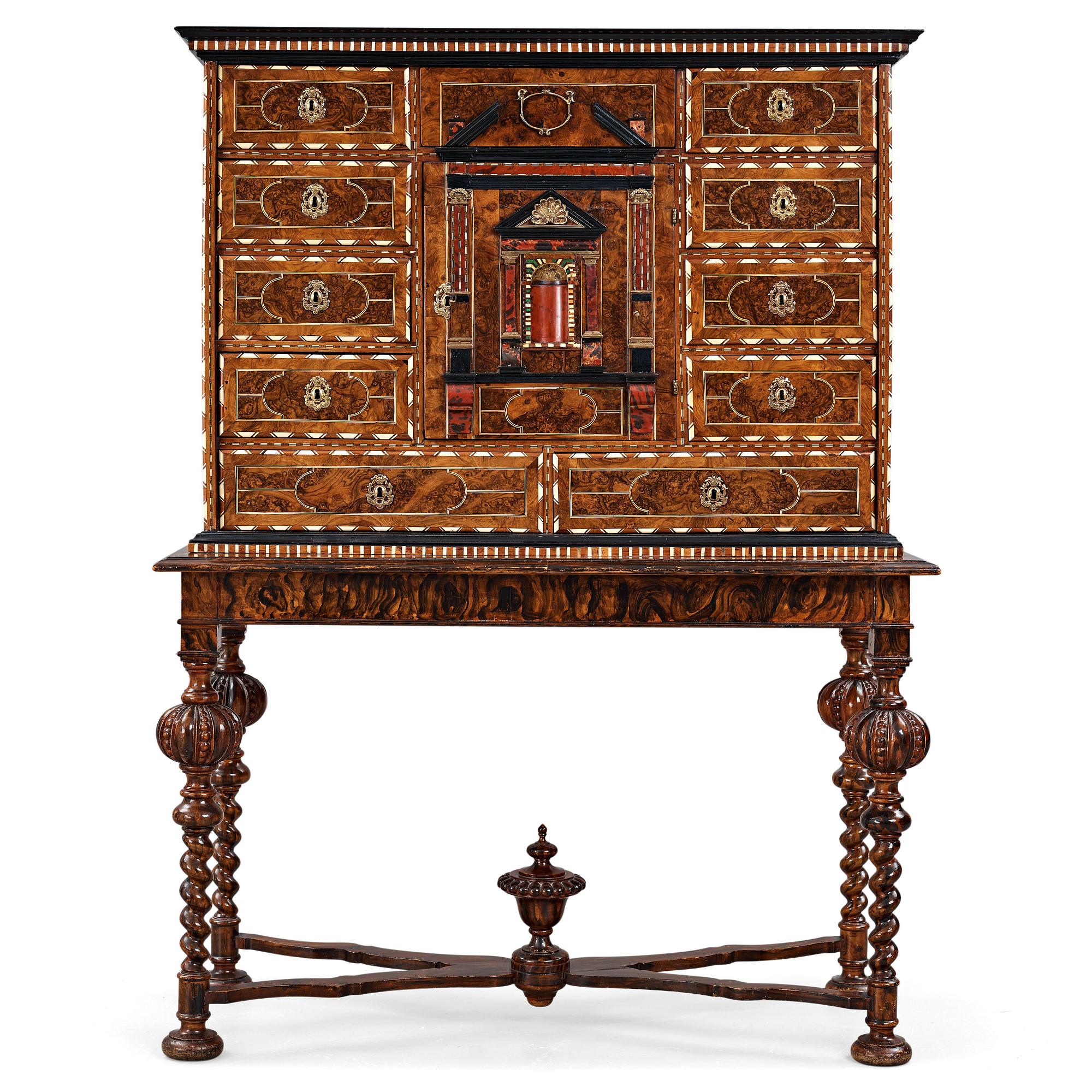 KABINETTSKÅP, barock, 1600-talets slut.