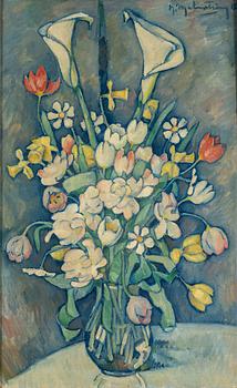 HENNING MALMSTRÖM, oil on canvas, signed and dated -18.