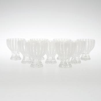GLAS, 9 st, "Strikt", Bengt Orup, Johansfors.