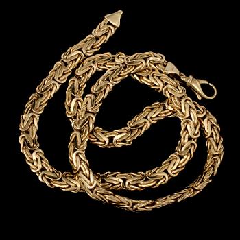 COLLIER, 18k guld, Italien, 1900-talets andra hälft. Vikt  36 g.