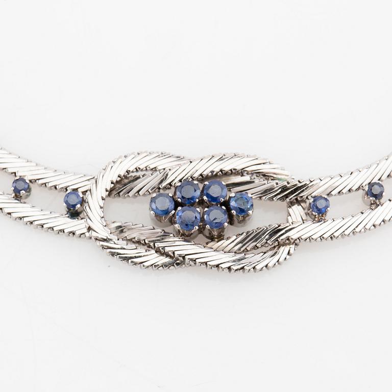 Necklace 18K white gold, Signoretti Renato, Vicenza Italy.