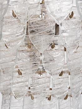 Gunnar Cyrén, ljuskrona, prototyp, Orrefors, 1960-tal.