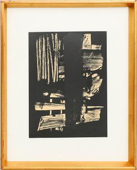 Pierre Soulages, "Lithographie n° 9" 1959.