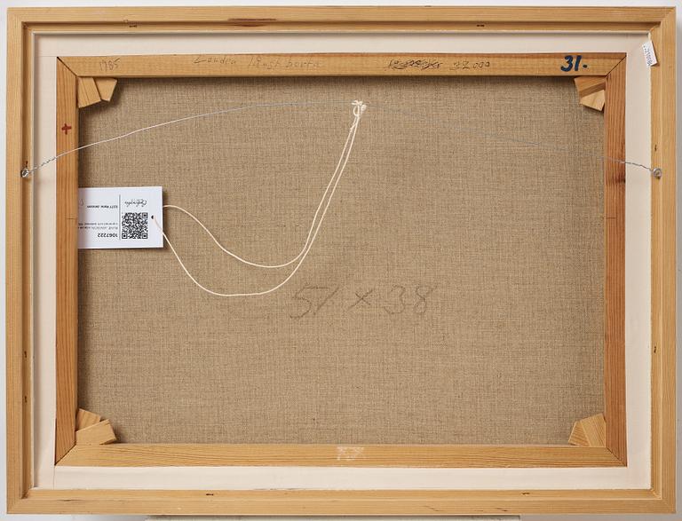 RUNE JANSSON, oil on canvas, signed and dated -85.