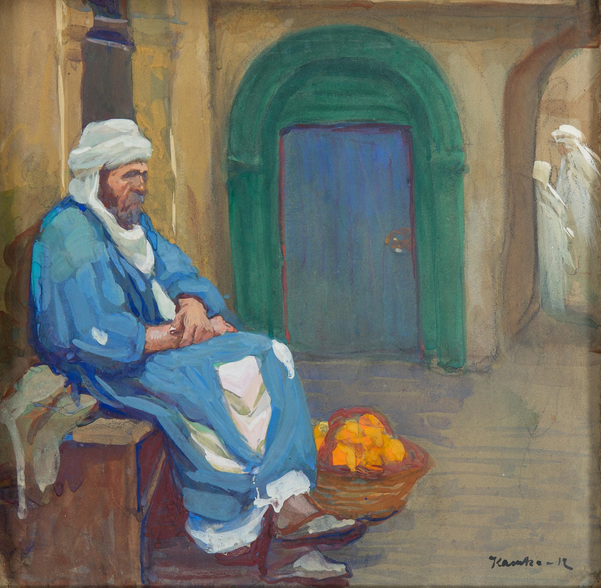 IVAR KAMKE, signerad Kamke och daterad -12, gouache.