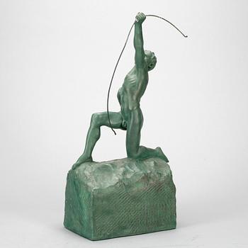 SKULPTUR, gips, okänd konstnär, 1900-talets andra hälft, ej signerad.