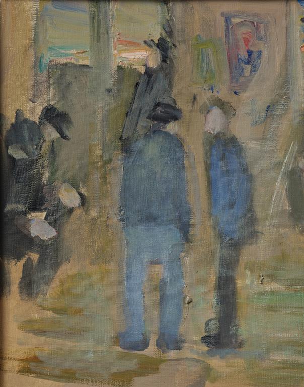 Ragnar Person, ”In the waiting room of the old railway station in Ljungby”.