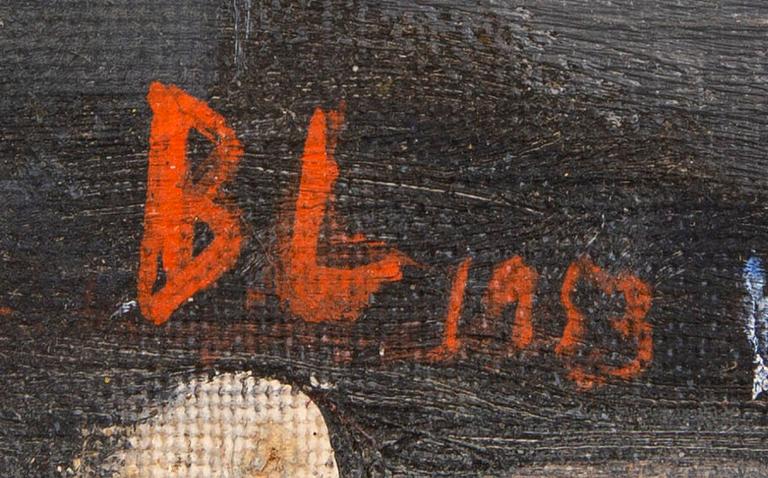 Birgitta Liljebladh, a signed and dated oil on relined canvas.