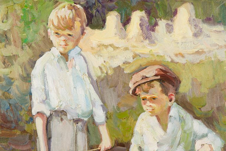 Orvo Raatikainen, Metande pojkar.