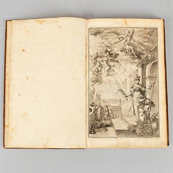 Med hundratals adelsvapen i träsnitt, 1734.