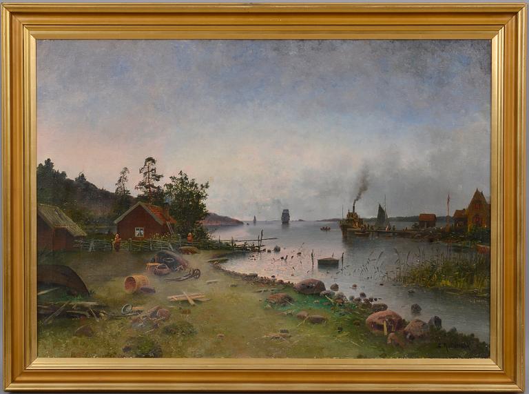 Carl Hallström, SKÄRGÅRDSLANDSKAP.