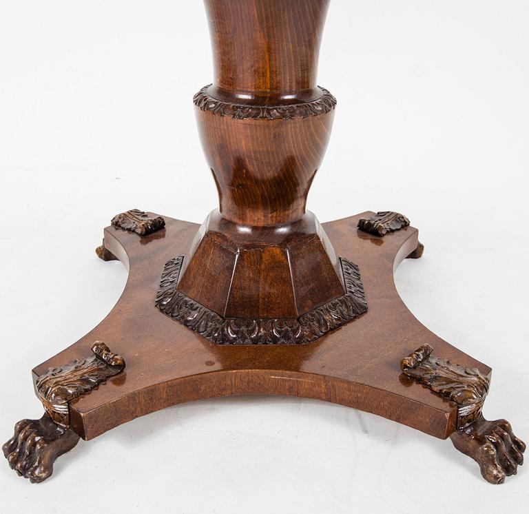 PÖYTÄ, biedermeier tyyli, 1900-luvun alku.