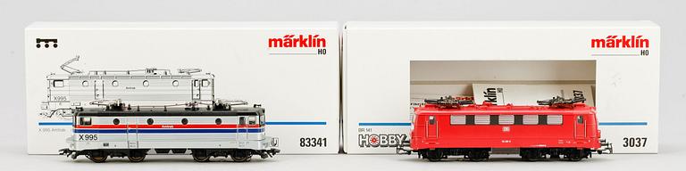 LOK, "83341" resp "3037", Märklin, 1900-talets andra hälft.