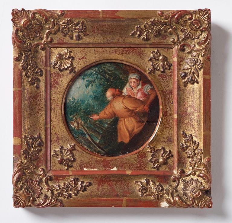 Pieter Brueghel dy Hans krets, Äldre par vid fågelfälla.