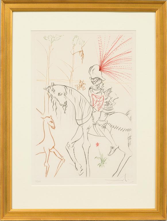 an etching, signed and numbered 2/249.
