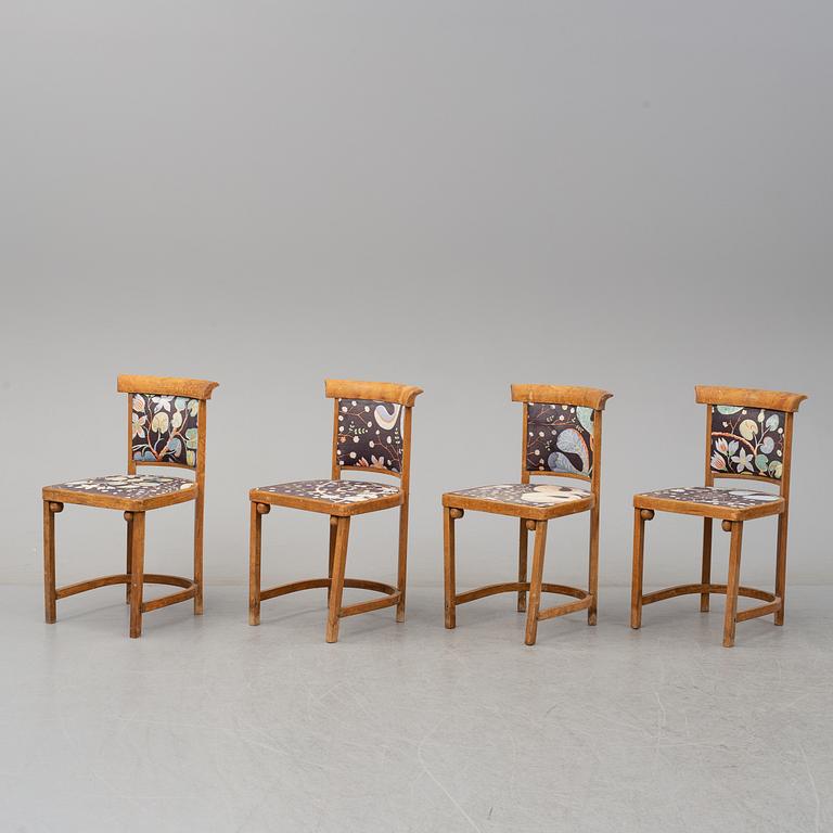 JOSEF HOFFMANN, soffgrupp, 9 delar, Jacob & Josef Kohn, Wien, Österrike tidigt 1900-tal.