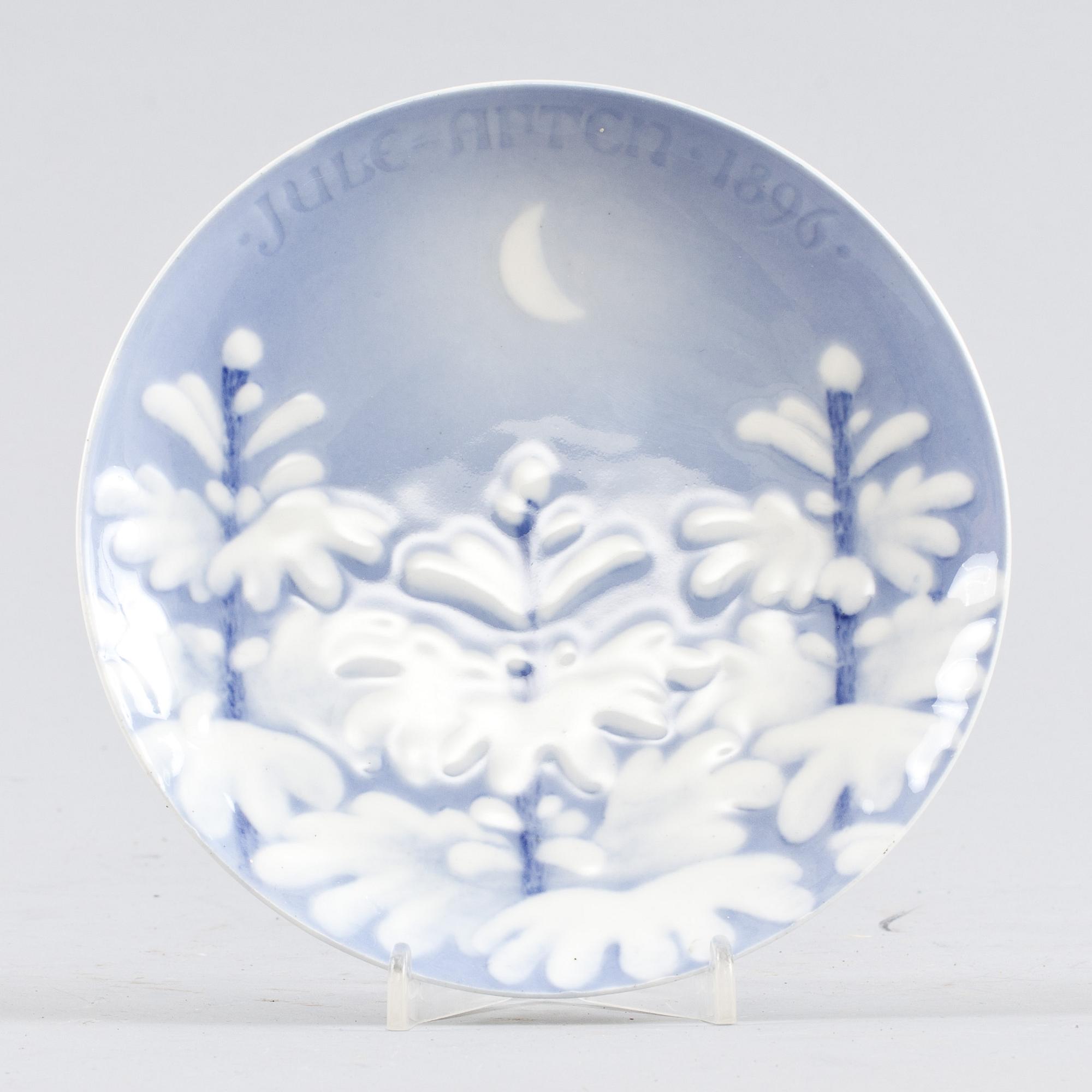 JULTALLRIK, porslin, Bing o Gröndahl, år 1896.