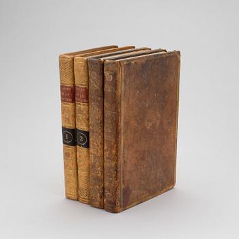 BOOKS: Fables de la Fontaine, 2 volS, 1818.  Histoire de la Guerre de Trente Ans, 2 volS, 1803.
